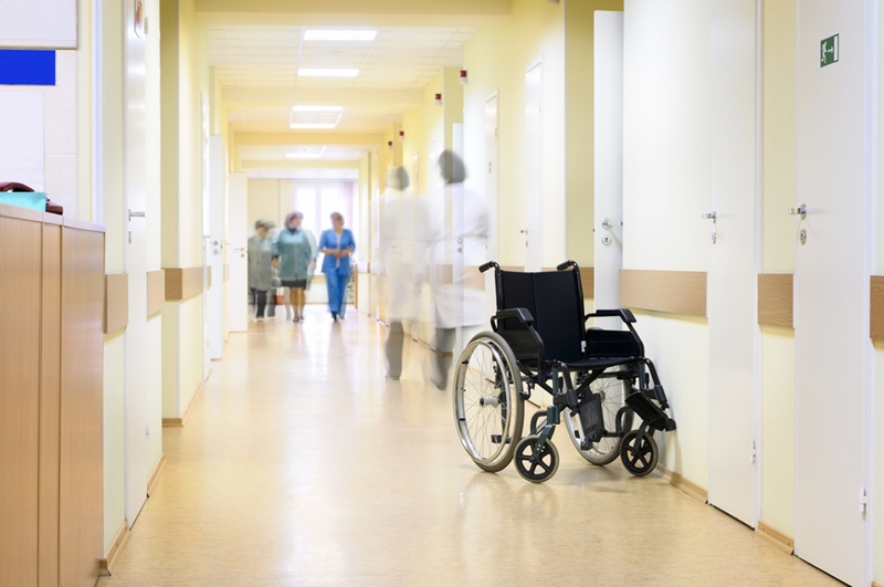 Hospital doorways must be operational and sanitary.